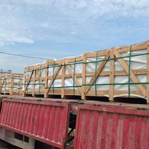 海南 芝麻白花岗岩地铺石出口专车-泰国游