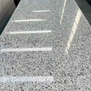 海南 白麻花岗岩光面毛板