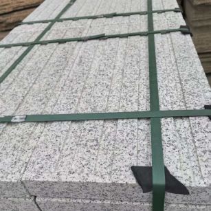 海南 白麻花岗岩直行盲道石，盲条，地铺石