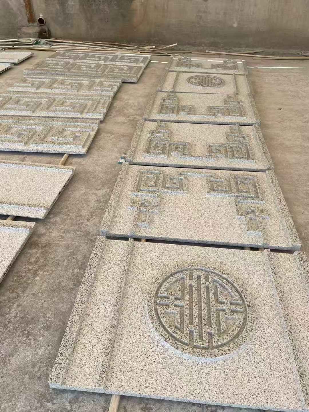 海南 白麻花岗岩外墙立面雕刻板