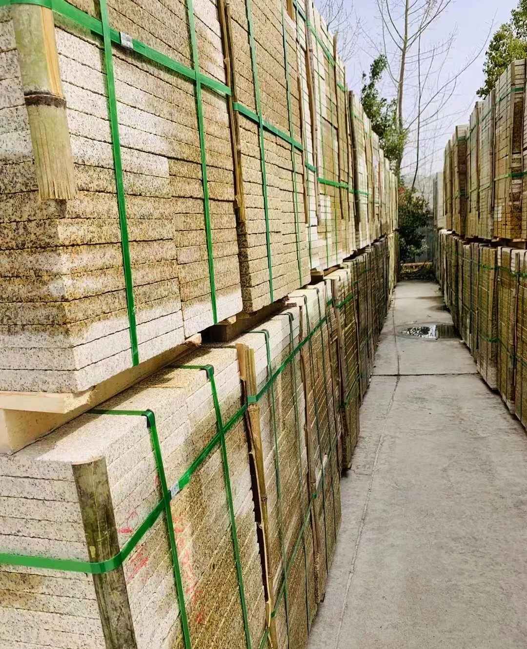 海南 黄金麻花岗岩荔枝面地铺石