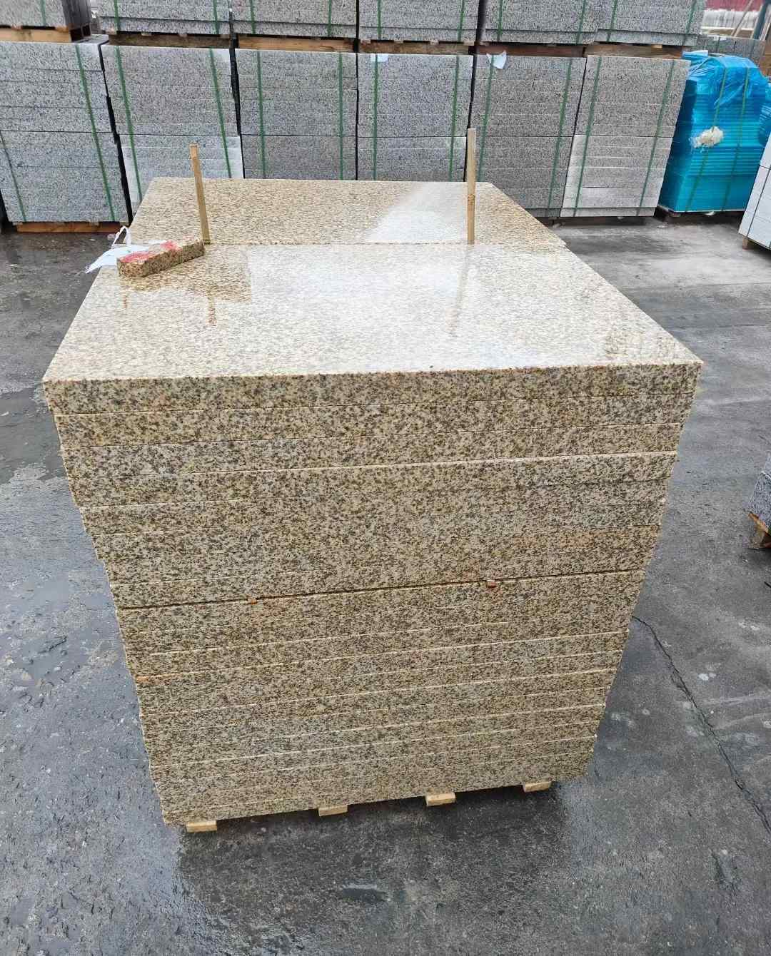 海南 湖北黄金麻花岗岩石材荔枝面外墙石材